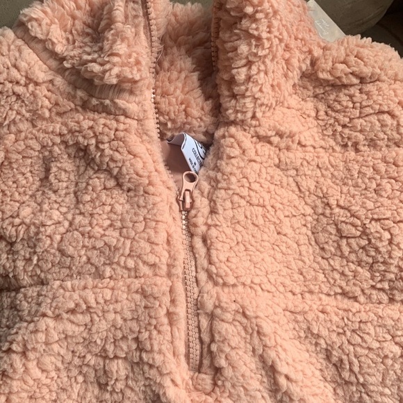 Half Zip Teddy Sweatshirt - Picture 3 of 5